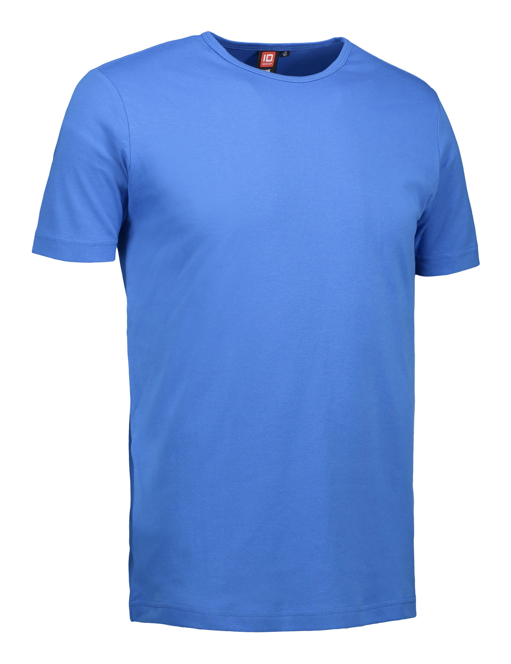 Interlock Rund hals t-shirt - Azur