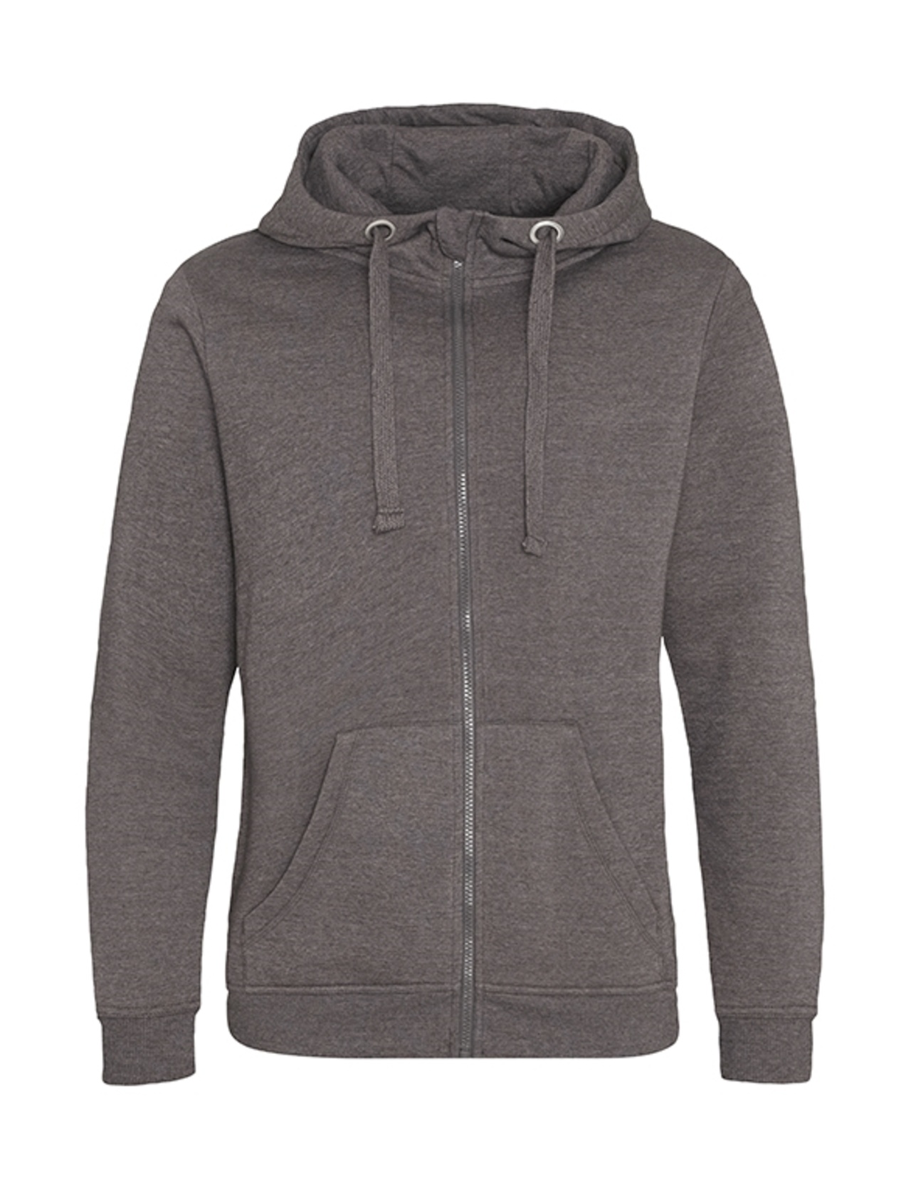 Just Hoods Graduate Heavyweight Zoodie - Charcoal - XS